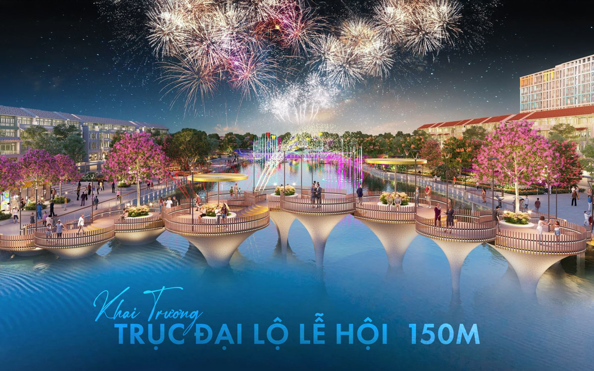 Khai trương trục đại lộ lễ hội 150m