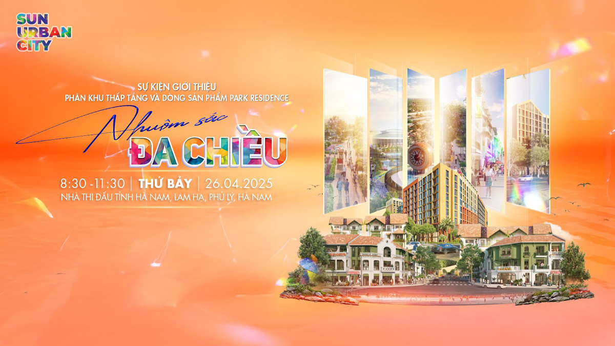 Nhuộm sắc Đa Chiều Sun Urban City
